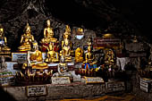 Inle Lake Myanmar. Pindaya, the famous Shwe Oo Min pagoda, one meditation cave. 